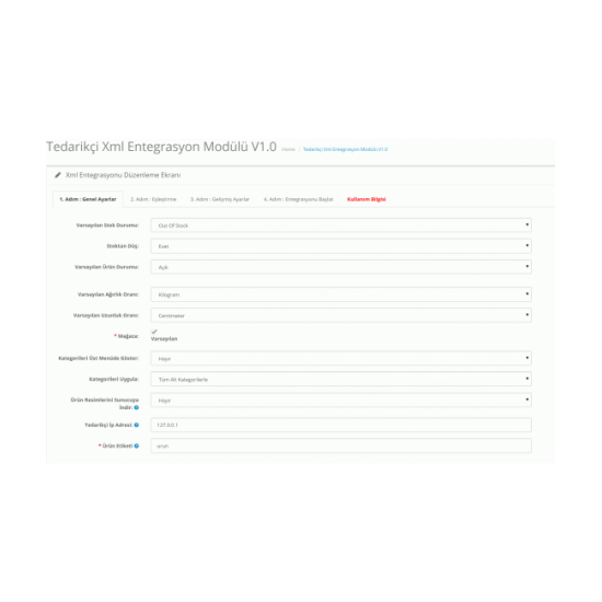 Supplier XML Module